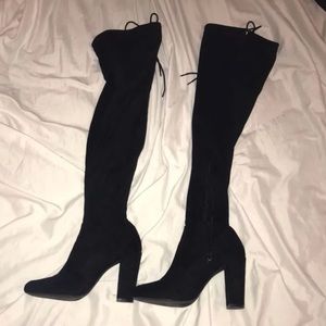 Fashion nova thigh high boots
